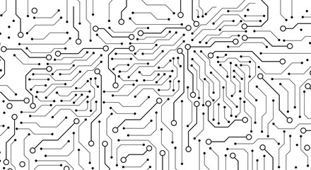 Technology background with hi-tech digital data connection system and computer electronic design