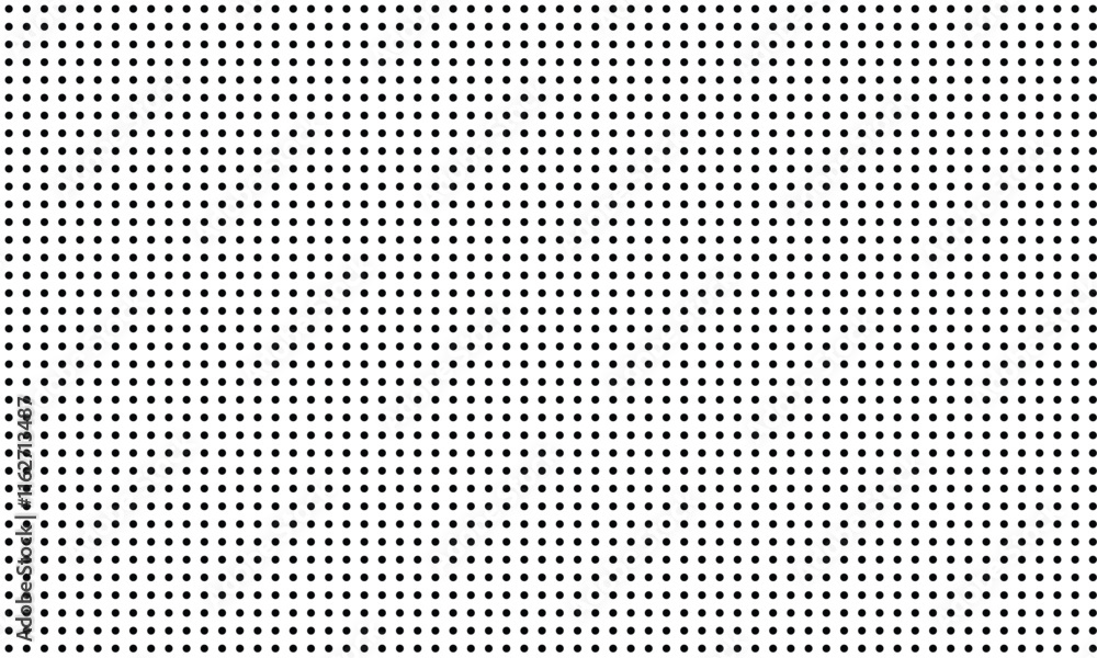 Poster abstract black dot grid pattern design.