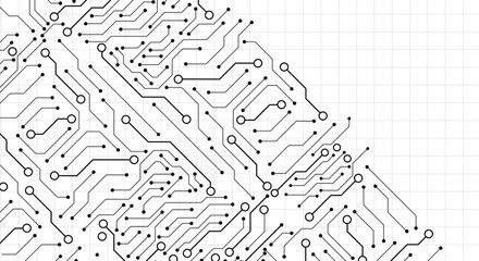 Circuit technology background illustration