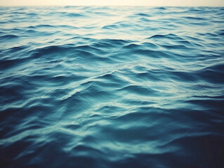 Gentle Ocean Waves Rippling Across the Surface