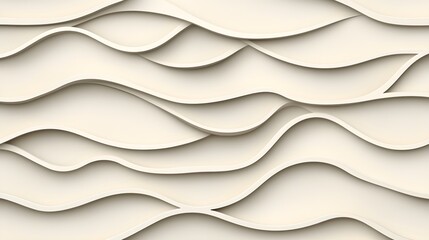 Fototapeta premium Abstract Wavy Texture Background in Soft Neutral Tones