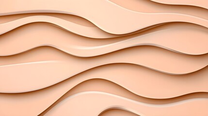 Abstract Soft Beige Waves Texture for Modern Interior Design