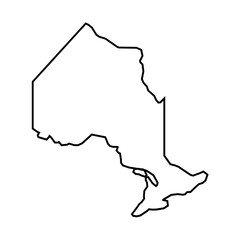 Ontario map line