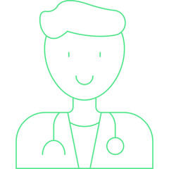 Doctor icon single vector illustration