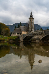 Lake Bohinj church, Slovenia