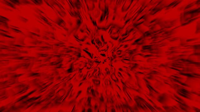 Abstract red rays wave animation digital background. Red rays light burst pattern loop