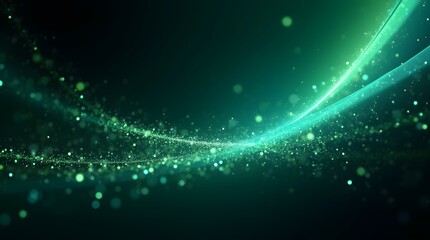 Fototapeta premium Black dark blue green emerald petrol teal lime yellow white abstract background. Color gradient ombre blend. Line stripe. Bright light flash glow glitter neon metallic. Noise grain mesh. Christmas