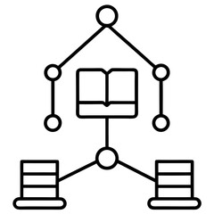 Abstract Knowledge Network Vector Graphics