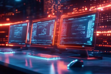 A pixel art scene of an IT helpdesk with animated tools, glowing icons, and a cheerful technician assisting users