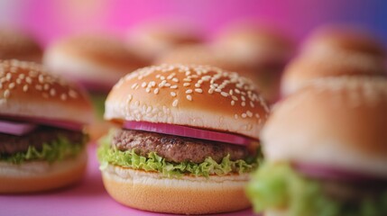 Colorful Food Display with Studio Lighting