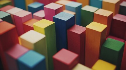 Obraz premium Colorful Pencil Set Arranged on White Background