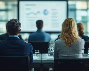 Work presentation in an office