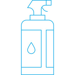 Cleaner icon single vector illustration
