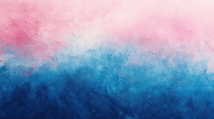 Obraz premium Abstract blue to pink gradient background with fine grainy details, suitable for artistic projects