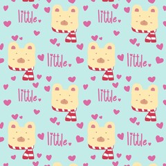 seamless pattern with bear