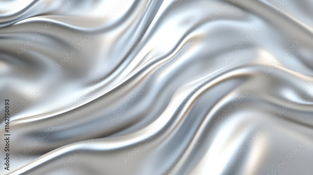Poster abstract silver gradient background with a soft grainy finish and subtle light play for a clean look