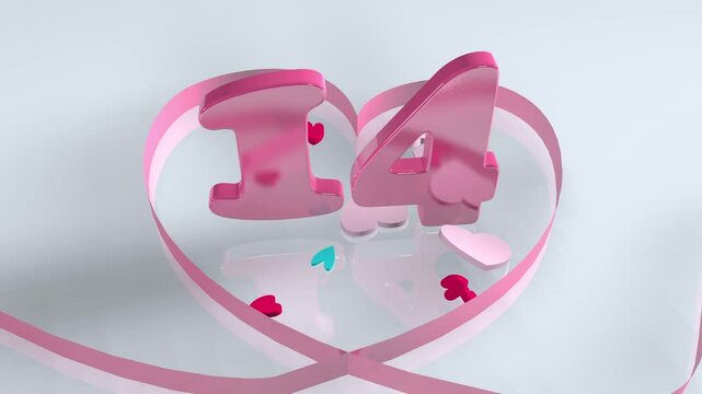 Love heart shape pink background wallaper empty blank symbol sign decoration happy valentine day 14 fourteen february month card gift sale merry christmas xmas present romantic bar wedding stage shiny