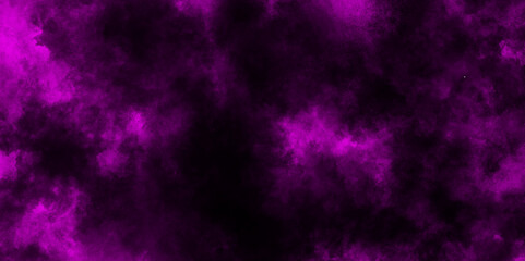 Plum Fog or smoke color isolated background for effect, Empty street scene, abstract Colorful pink smoke Isolated black background, abstract neon magenta watercolor background.