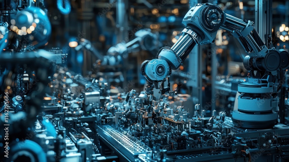 Poster advanced robotics in modern manufacturing: a glimpse into the future of automation