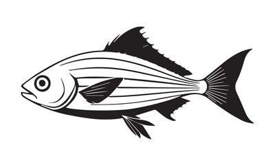 fish vector silhouette