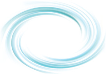 Vibrant teal soft helix rotary vertigo curvy twister moving spray bend eddy surface. Volute graphic light torsed gyration flow cool ice. Shiny pure bright turquoise color curly center space for text