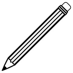 Dynamic pencil Line Art Vector Creativity