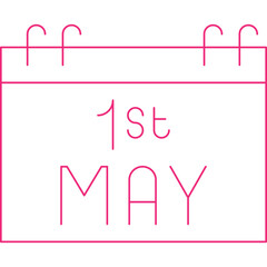 Calendar icon single vector illustration