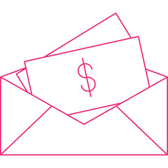 Salary icon single vector illustration