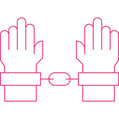 Slavery icon single vector illustration