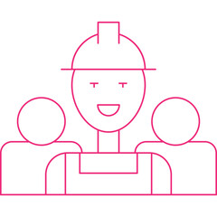 Workers icon single vector illustration
