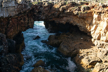 Obraz premium Scenic Mouth of Hell (Boca de Inferno) Gorge near Cascais, Portugal