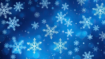 Enchanting Winter Background with Snowflakes, Frosty Trees, and Cozy Christmas Lights – Perfect for Holiday Themes and Festive Designs