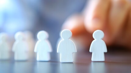 Employer or HR leader is interviewing participants, applying for a company employee, and having read the proficiency test resume to recruit qualified employees, Selection of job applicants.