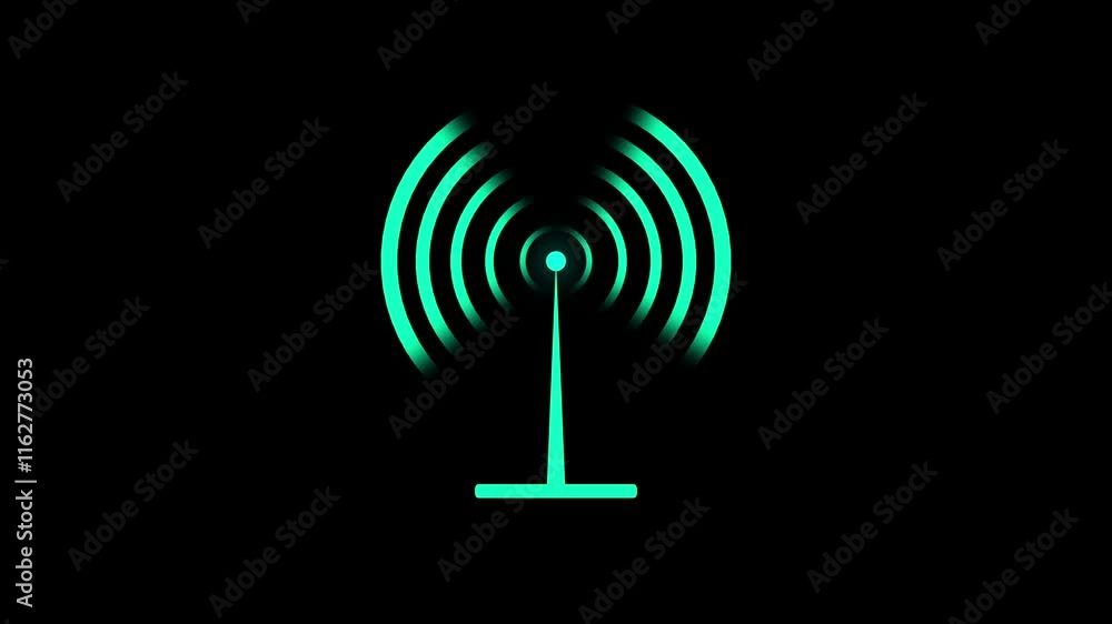 Poster wi-fi wireless internet network net connection icon logo wi-fi . technology wireless signal icon .