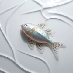 fish on a white background