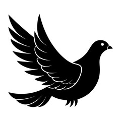Dove Silhouette vector silhouette