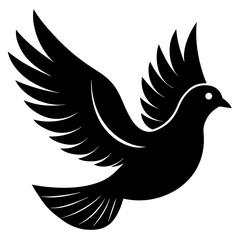 Dove Silhouette vector silhouette