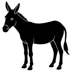 Donkey Silhouette vector silhouette