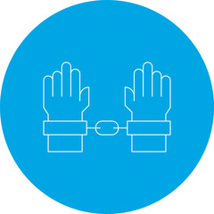 Slavery icon single vector illustration