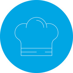 Chef icon single vector illustration