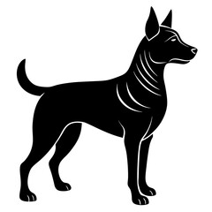 Dog Silhouette vector silhouette