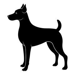 Dog Silhouette vector silhouette