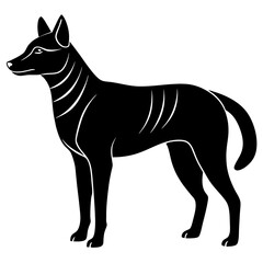 Dingo Silhouette vector silhouette