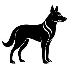 Dingo Silhouette vector silhouette