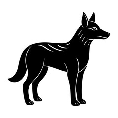 Dingo Silhouette vector silhouette