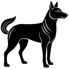 Dingo Silhouette vector silhouette