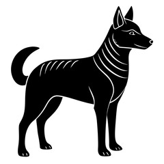 Dingo Silhouette vector silhouette