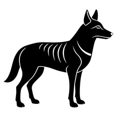Dingo Silhouette vector silhouette