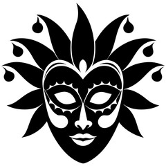 carnival mask vector