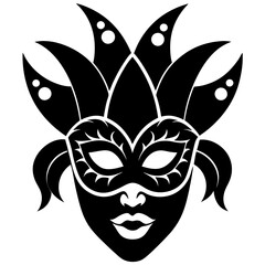 carnival mask vector